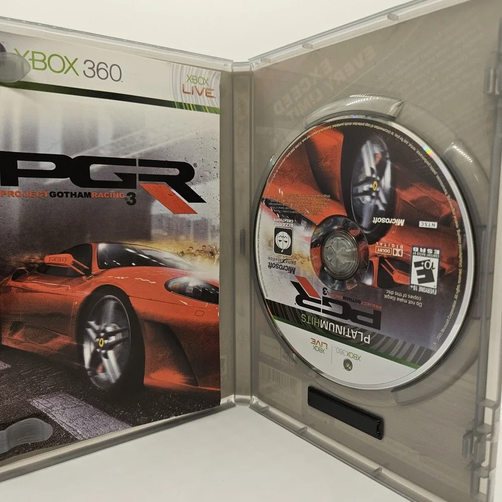 Project‎ Gotham Racing 3 Xbox 360 Platinum Hits Complete PGR3